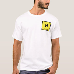 Camiseta H - Tabela Periódica Química do Titã Hiperião Símb