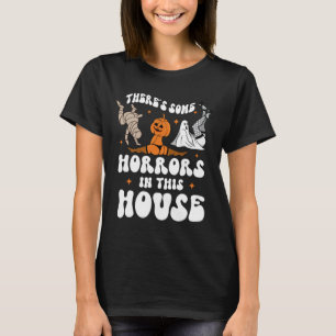 Camiseta Há alguns horrores nesta casa Ghost Pumpkin H