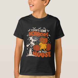 Camiseta Há alguns horrores nesta casa Ghost Pumpkin H