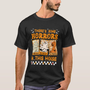 Camiseta Há Alguns Horrores Nesta Casa, Halloween Pumpk