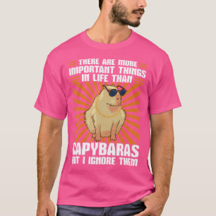 Camiseta Há Coisas Importantes, Capybaras Capybara