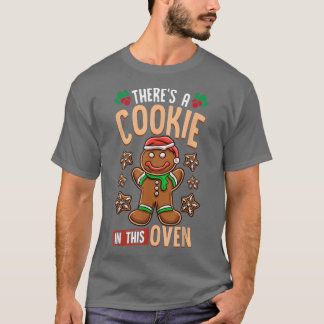 Camiseta Há Cookie nesta gravidez de Natal Forte.