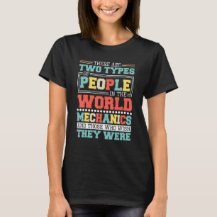 Camiseta Há Dois Tipos De Pessoas Neste Mecanismo Mundial