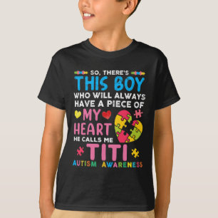 Camiseta Há Este Menino Que Ele Me Chama De Consciência Do