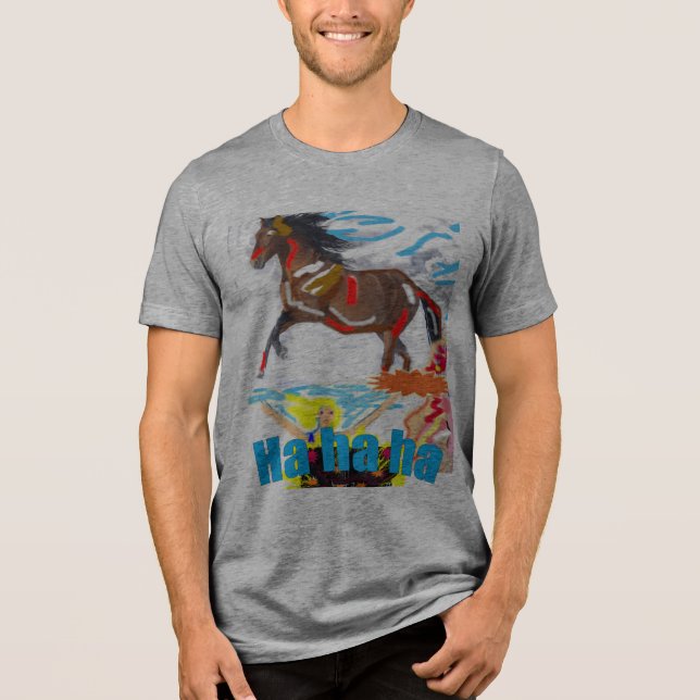 Camiseta HA ha ha sorriso (Frente)