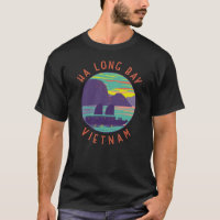 Ha Long Bay Vietnam Lixo Viagem Art Vintage