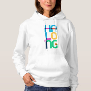 Camiseta Ha Long Vietnã Letras de Pop Art