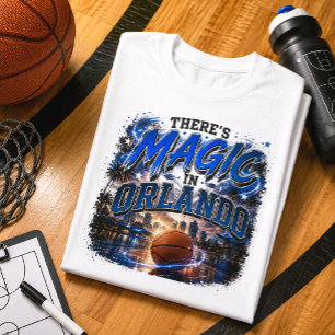 Camiseta Há Magia no Basquete de Orlando