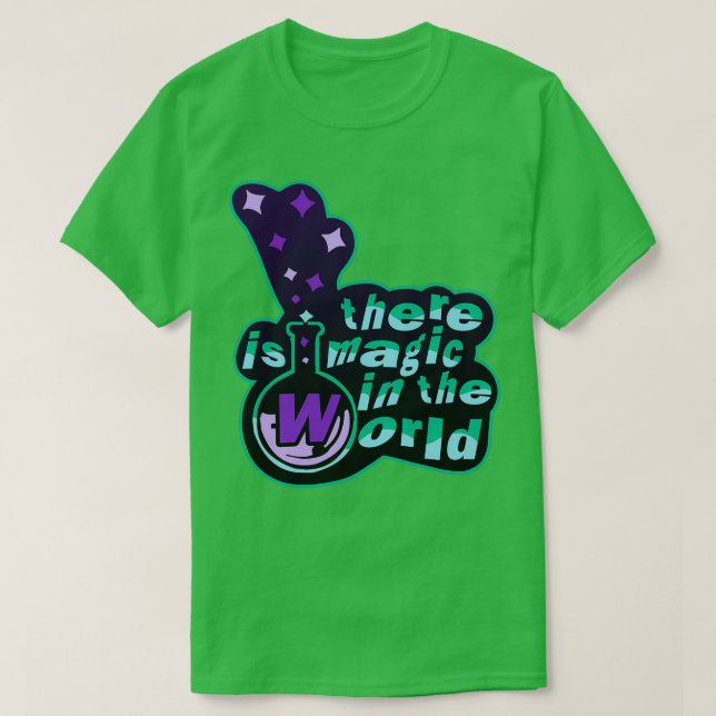 Camiseta há magia no mundo (Frente do Design)