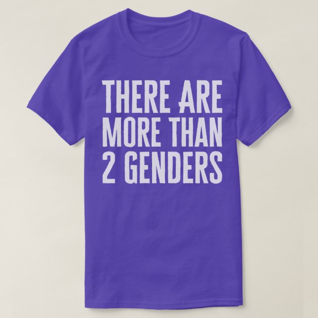 Camiseta Há Mais De 2 Gêneros (Frente do Design)