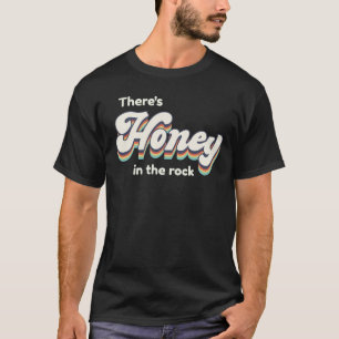 Camiseta Há Mel Na Fé Cristã do Culto de Rock
