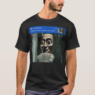 Camiseta Há Movimento à Sua Porta da Frente Tung Tung Tung