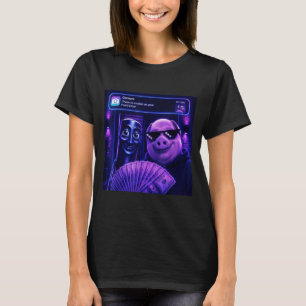 Camiseta Há Movimento Na Frente Tung Tung Tung Sahur Porco