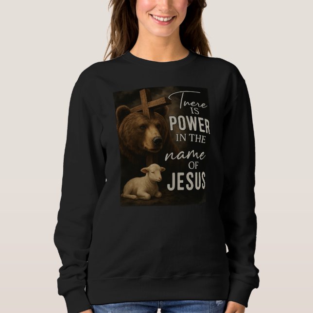 Camiseta Há poder em nome de JesusT-Shirt (Frente)