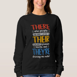 Camiseta Há Seu Eles São Professor de Gramática Inglesa Tro