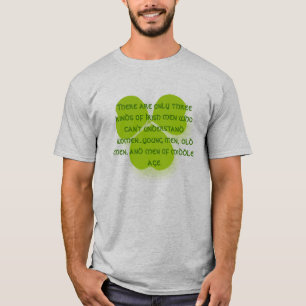 Camiseta Há somente três tipos dos homens irlandeses que