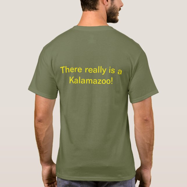 Camiseta Há um Kalamazoo, MI (Verso)