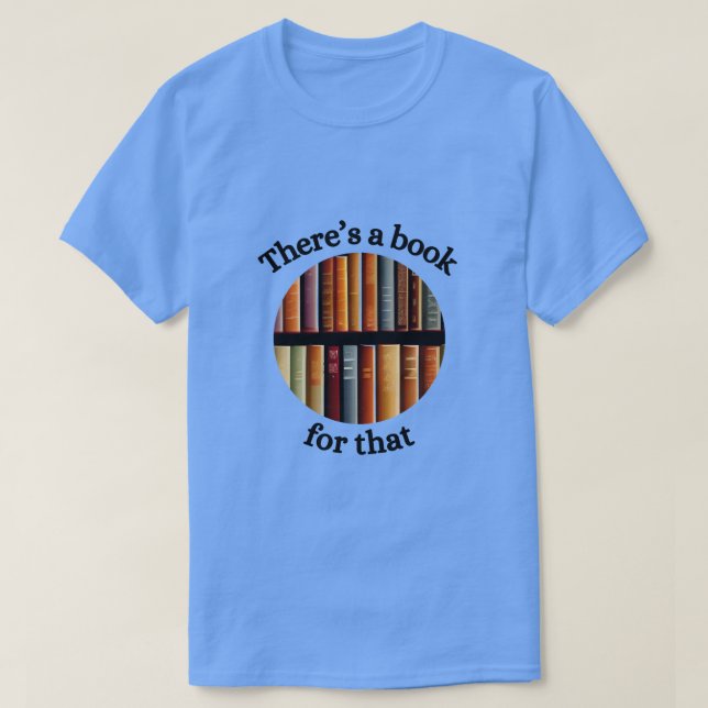 Camiseta Há um livro para isso (Frente do Design)