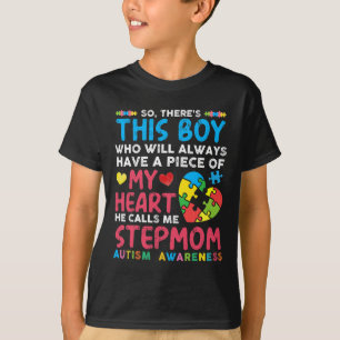 Camiseta Há um rapaz que ele me chama de Stepman Autism Awa