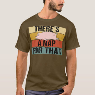 Camiseta Há Uma Cesta Para Aquele Retro Engraçado Pig Ppreg