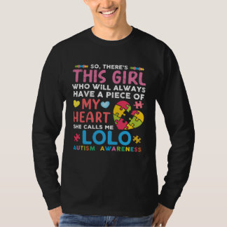 Camiseta Há uma garota que me chama de Lolo Consciência do 