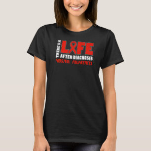 Camiseta Há Uma Vida Após O Diagnóstico Da Consciência Do V