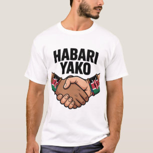 Camiseta Habari Yako Queniano 