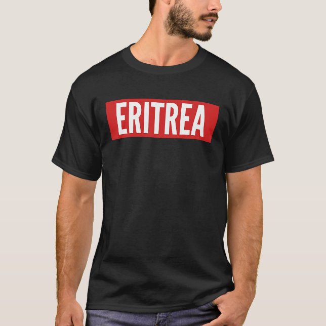 Camiseta Habesha Eritreia Ideia Orgulhosa (Frente)