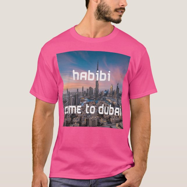 Camiseta Habibi Vem Para Dubai (Frente)