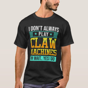 Camiseta Habilidade de Máquina de Garra Máquina de Guindast