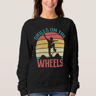 Camiseta Habilidades De Skate Nas Rodas Da Velha Escola