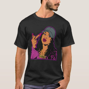 Camiseta Habilidades de Trabalhar Duro Mulher Negra Dona de