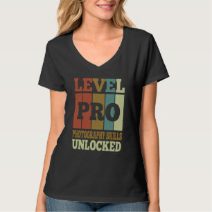 Camiseta Habilidades Fotográficas Pro Desbloqueadas Estilo