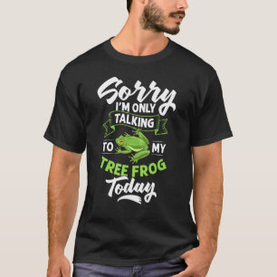 Camiseta Habitat de Estimação de Rã-Árvore Terrário Cuidado