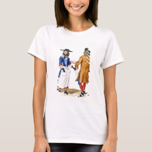 Camiseta Hábitos dos cantores da balada, c.1675 (engravi