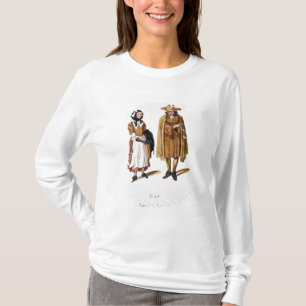 Camiseta Hábitos dos quacres, 1675 (gravura colorida)