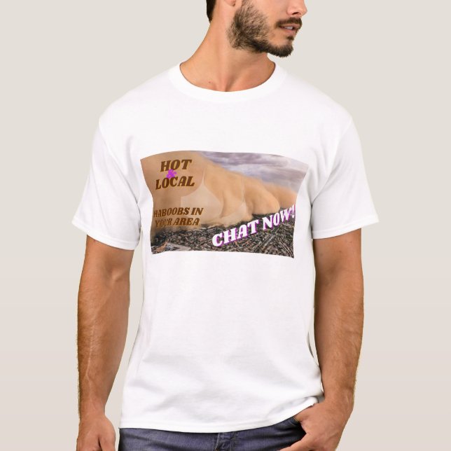 Camiseta Haboobs em sua área  (Frente)