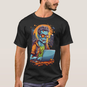Camiseta Hackeando os mortos-vivos: Código Halloween Home