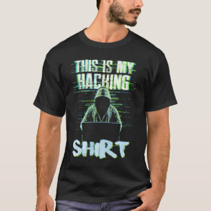 Camiseta Hacker Computador Hackeando