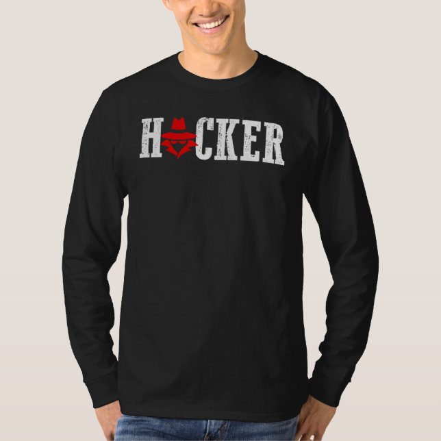 Camiseta Hacker Cyber Security E Proteja Presente (Frente)