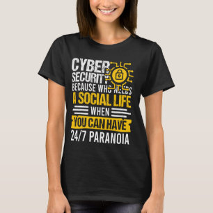 Camiseta Hacker do Chapéu Branco para Cyber Guerreiro e Hac