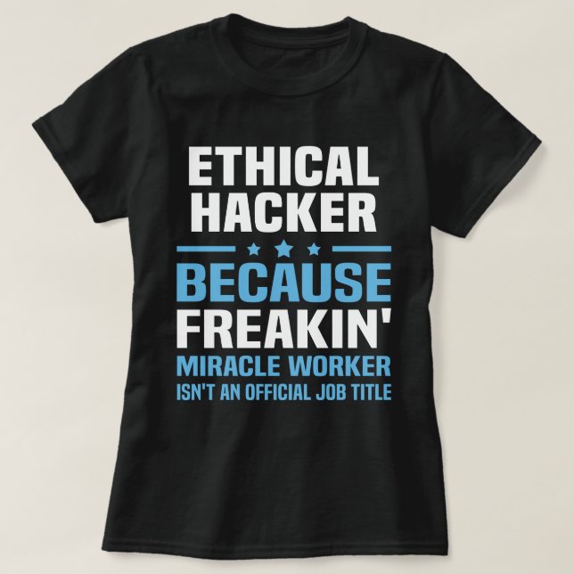 Camiseta Hacker Ético (Frente do Design)