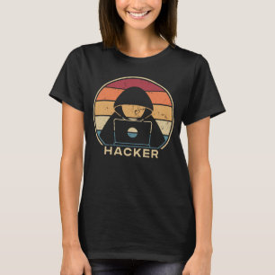 Camiseta Hacker Ético do Hacking Ético do Chapéu Branco Ret