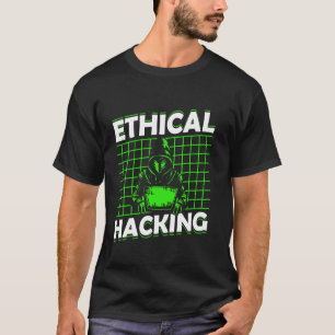 Camiseta Hacker Ético Hackeando Computador Hackeando-O Hack