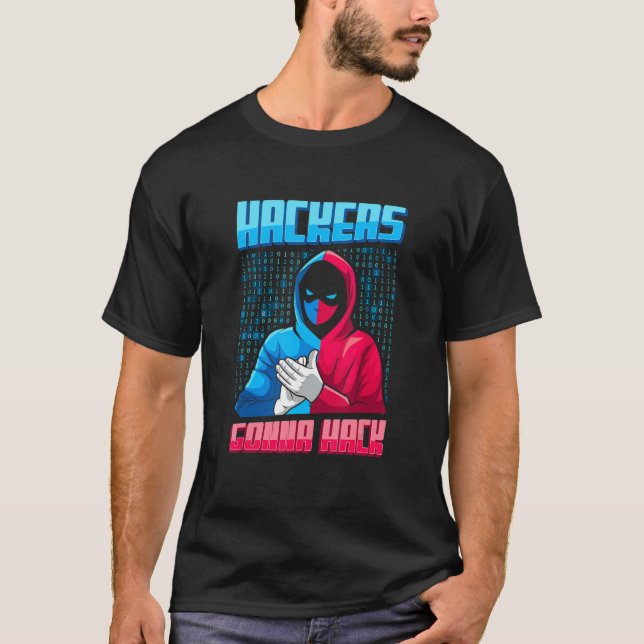 Camiseta Hackers de Engenheiro de software de codificação d (Frente)