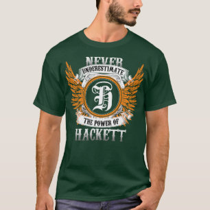 Camiseta Hackett Name Shirt Nunca Subestima A Energia O