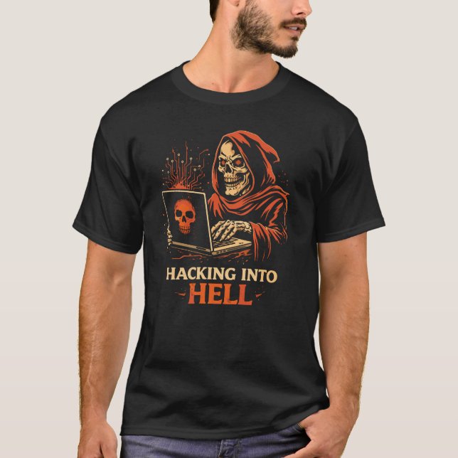 Camiseta Hacking Into Hell (Frente)