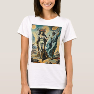 Camiseta Hades e Perséfone descendo no mural