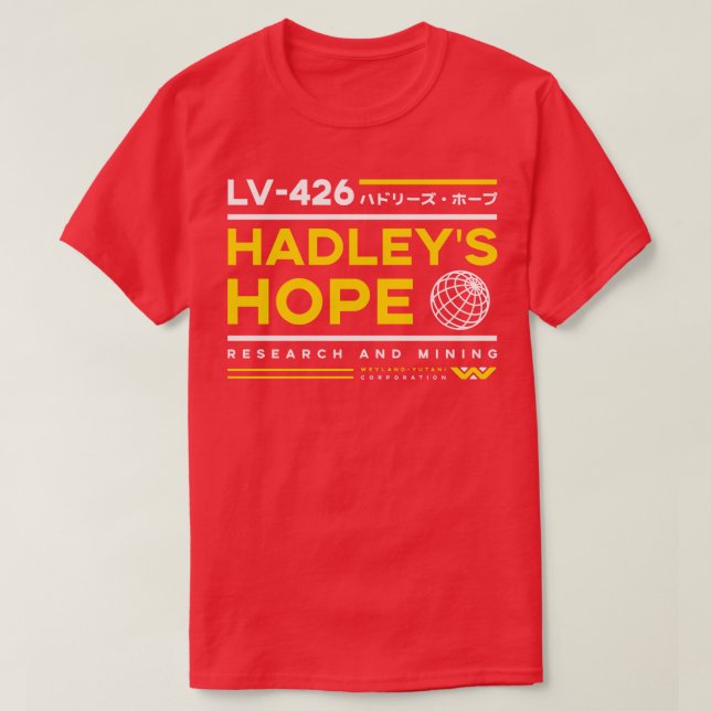Camiseta Hadleys Hope (Frente do Design)