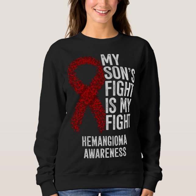 Camiseta Haemangioma My Son s Fight Is My Fight Hemangioma  (Frente)